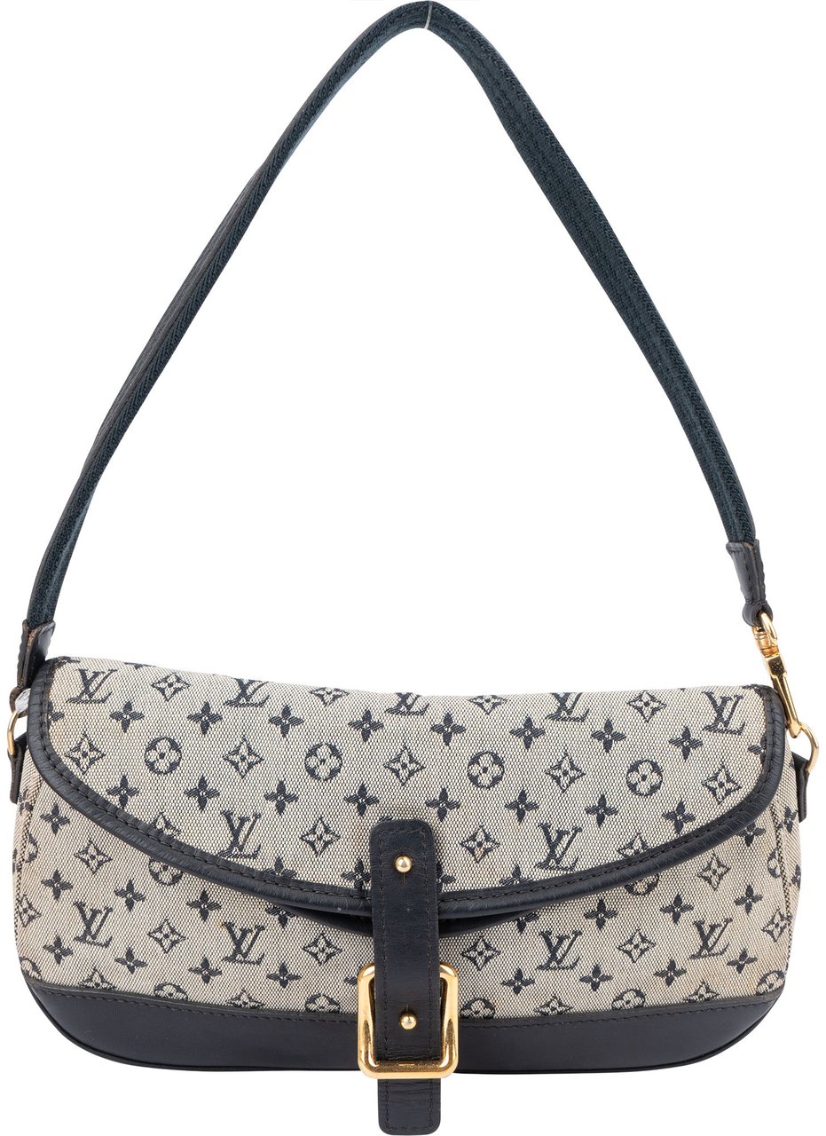 Louis Vuitton Louis Vuitton Mini Lin Monogram Marjorie Shoulder Bag Blauw