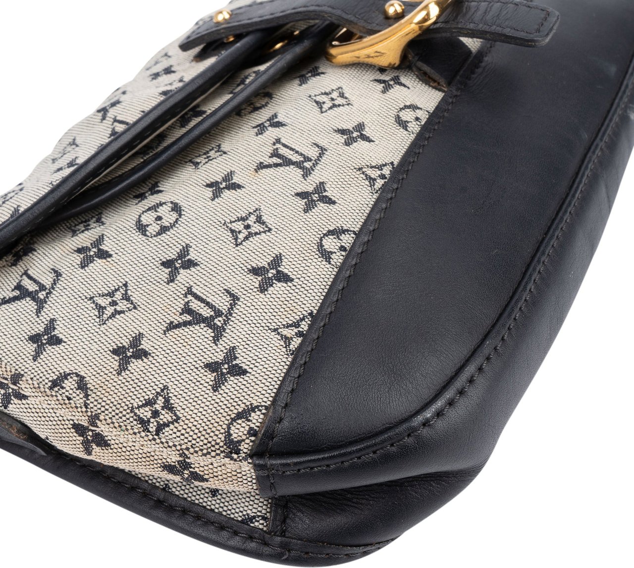 Louis Vuitton Louis Vuitton Mini Lin Monogram Marjorie Shoulder Bag Blauw