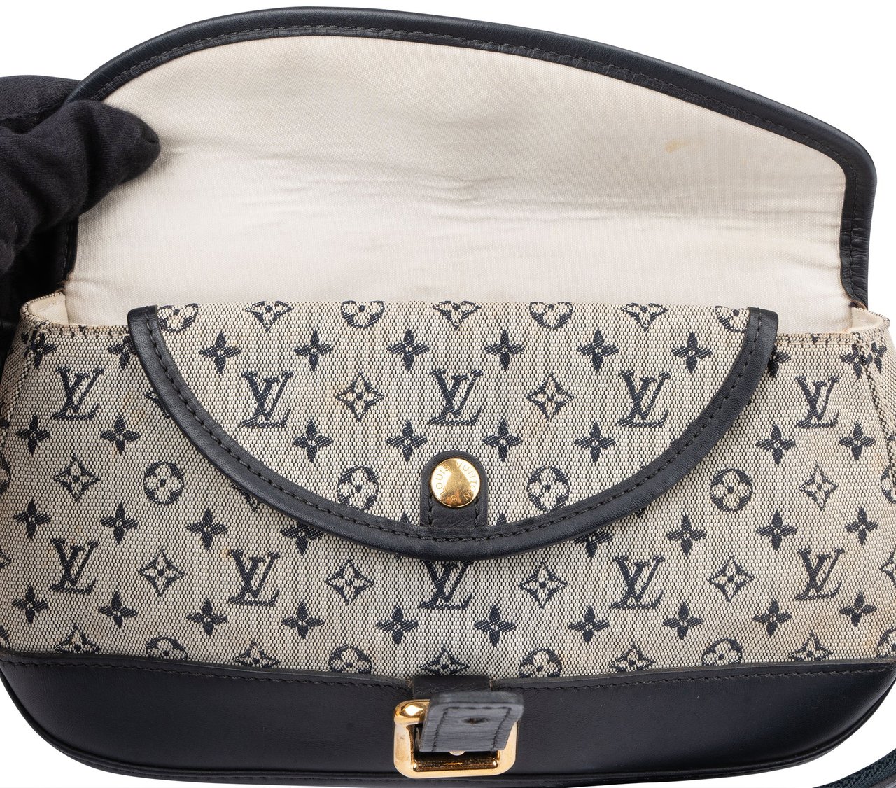 Louis Vuitton Louis Vuitton Mini Lin Monogram Marjorie Shoulder Bag Blauw