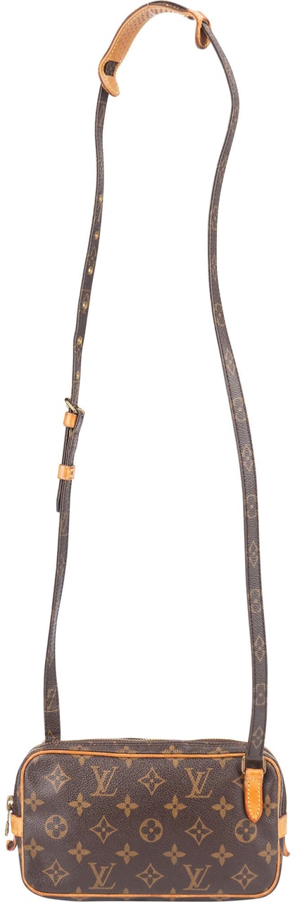 Louis Vuitton Louis Vuitton Canvas Monogram Marly Crossbody Bag Bruin