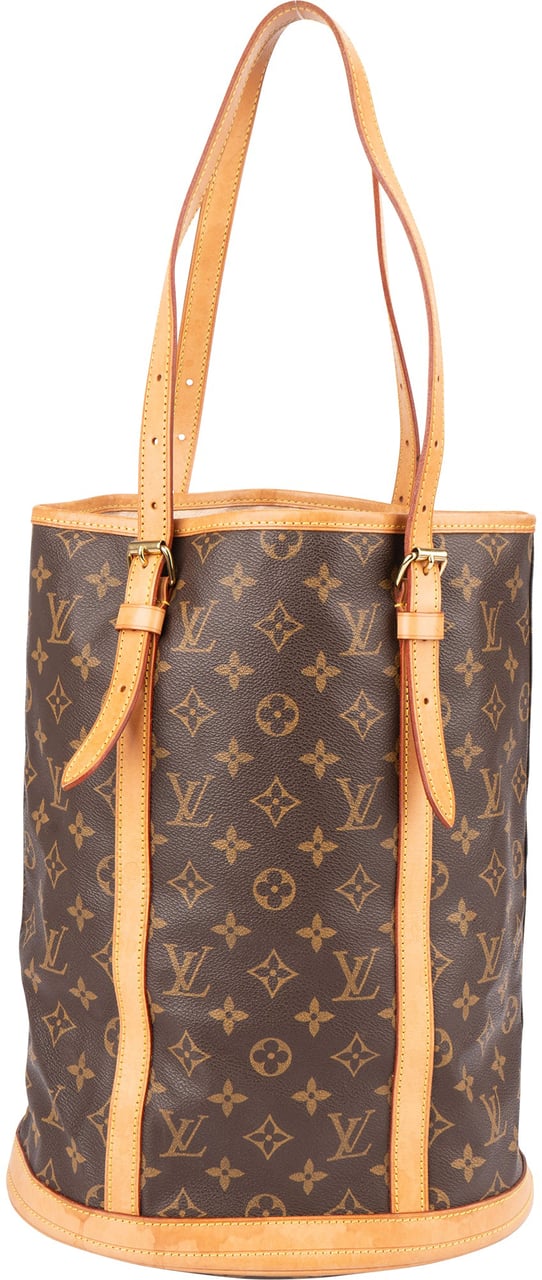 Louis Vuitton Louis Vuitton Canvas Monogram Bucket Bag GM Shoulder Bag Bruin