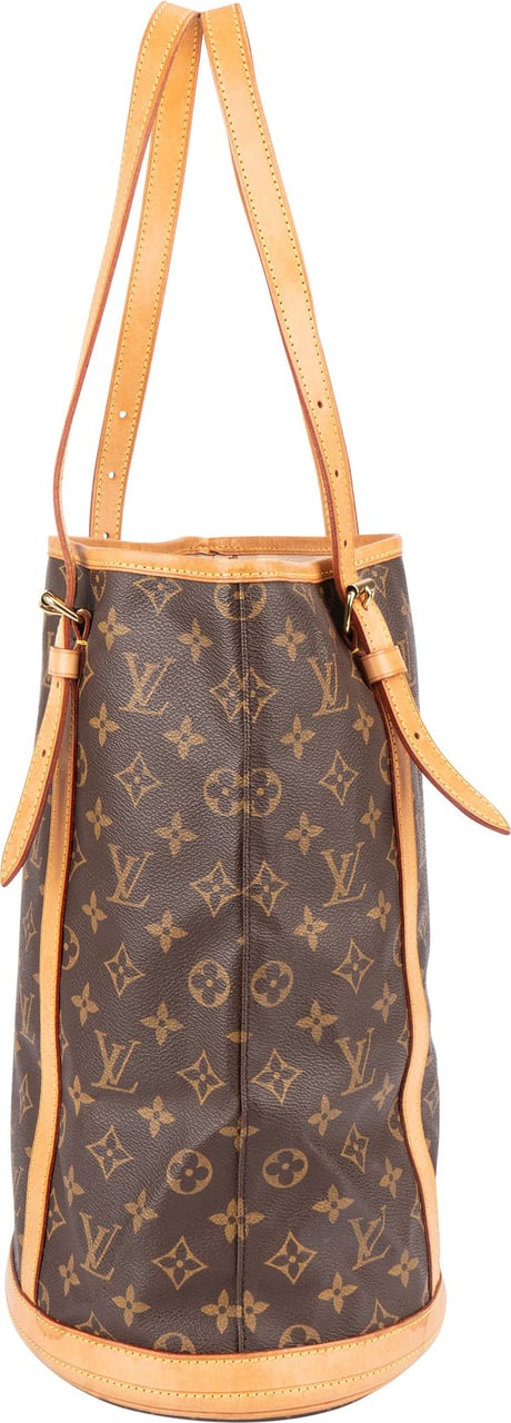 Louis Vuitton Louis Vuitton Canvas Monogram Bucket Bag GM Shoulder Bag Bruin