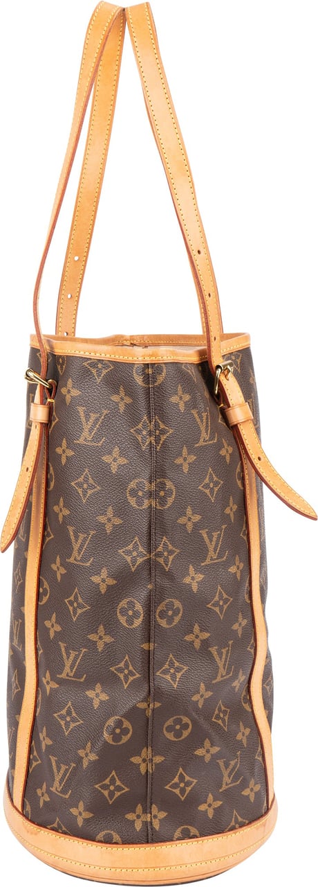Louis Vuitton Canvas Monogram Bucket Bag GM Shoulder Bag Bruin