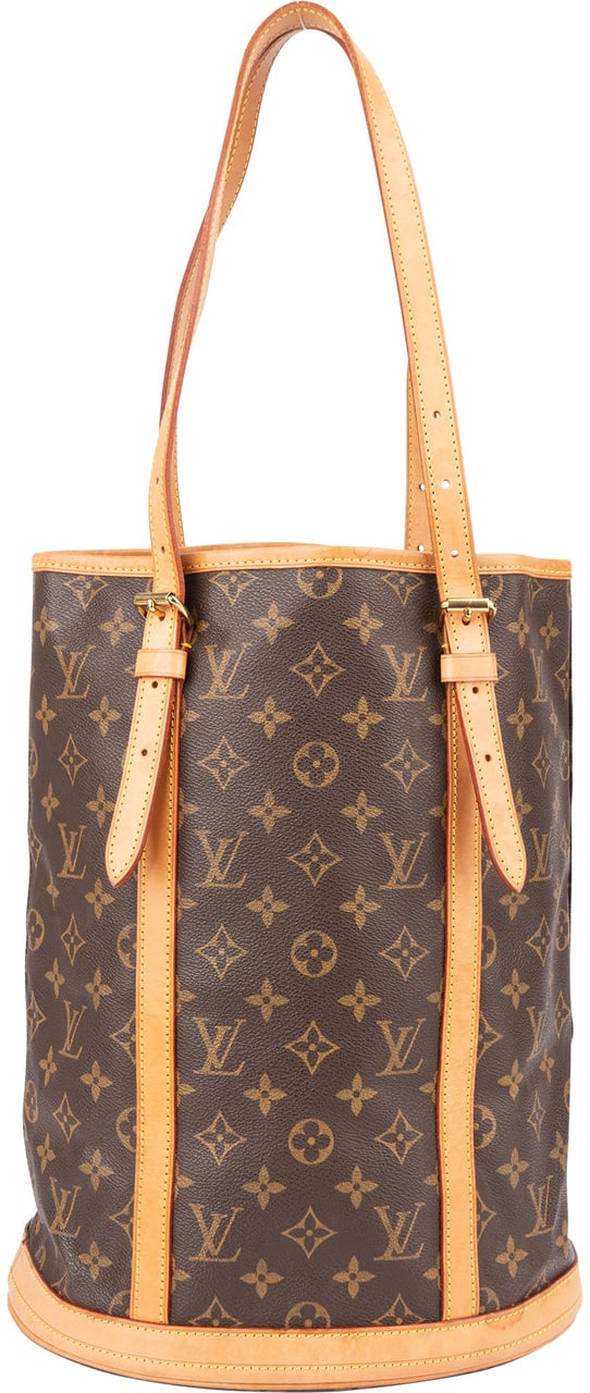 Louis Vuitton Canvas Monogram Bucket Bag GM Shoulder Bag Bruin