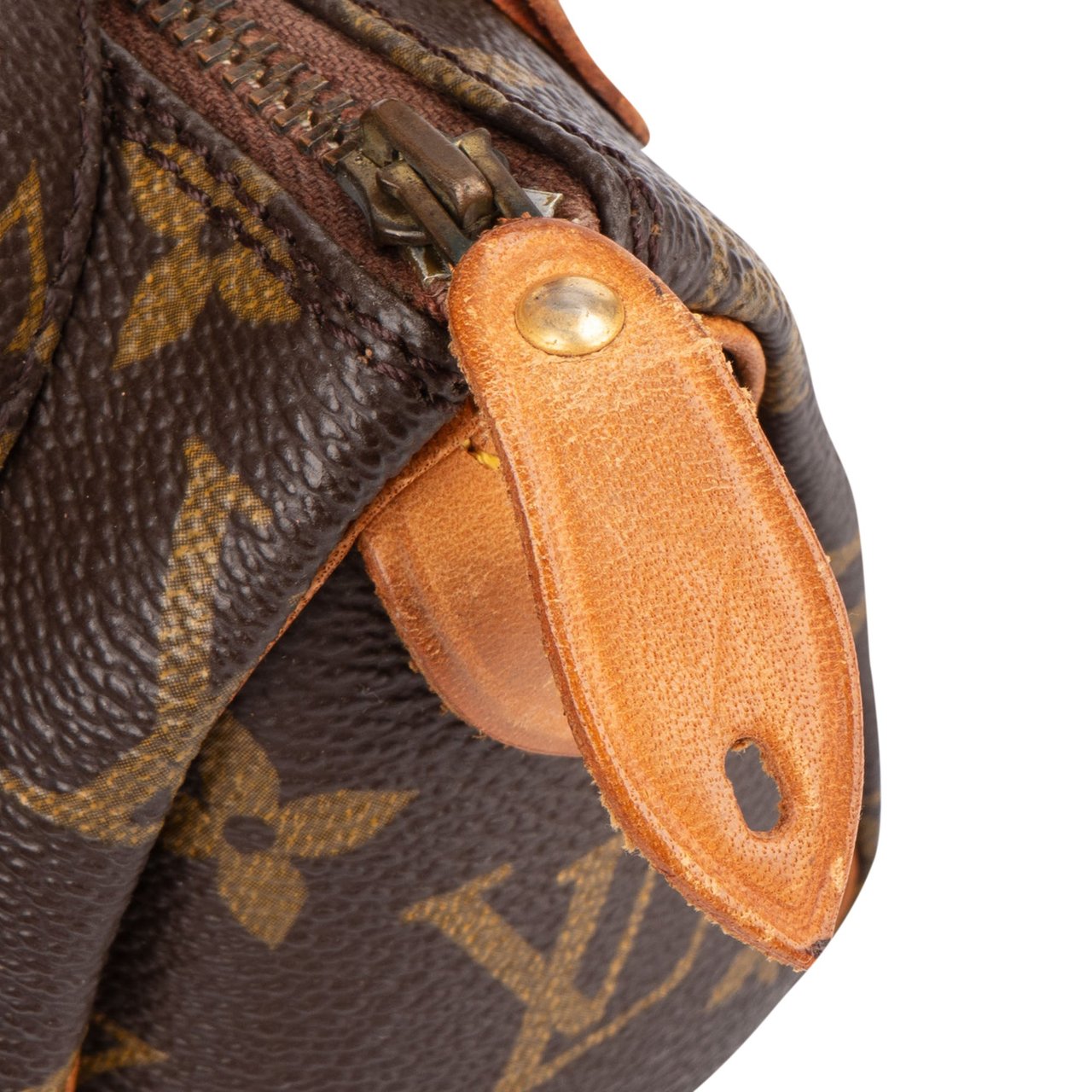 Louis Vuitton Louis Vuitton Canvas Monogram Mini Speedy Handbag Bruin