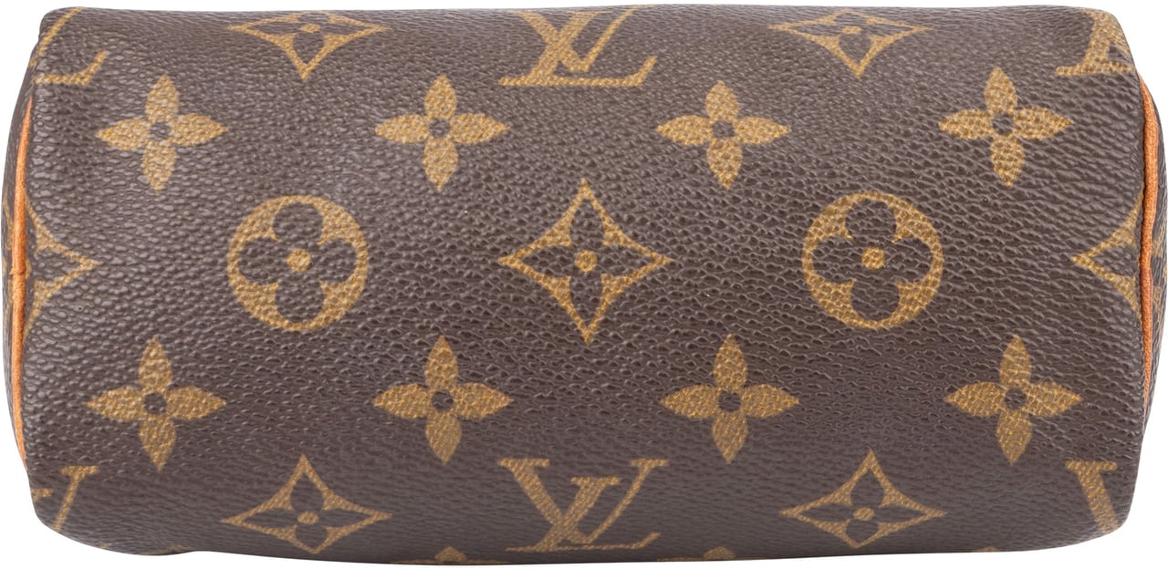 Louis Vuitton Louis Vuitton Canvas Monogram Mini Speedy Handbag Bruin