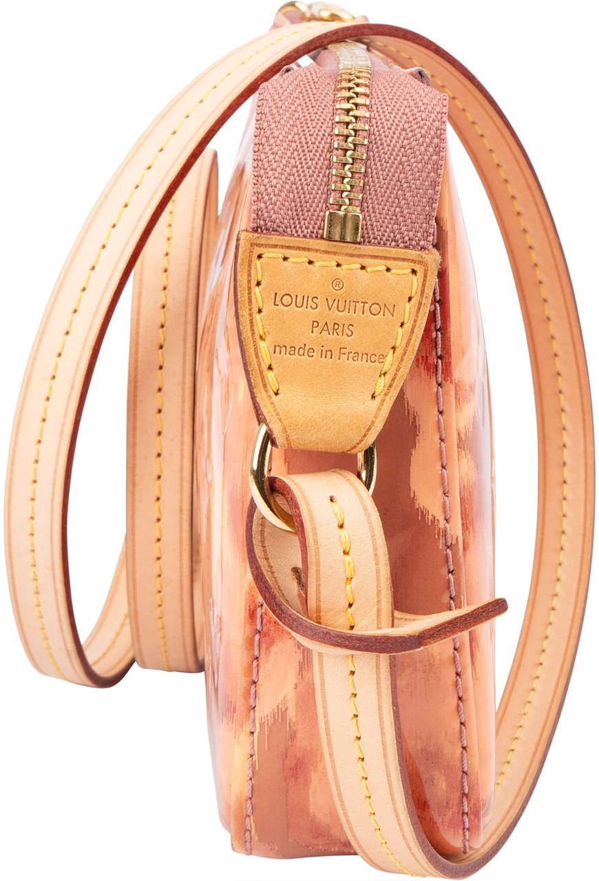 Louis Vuitton Louis Vuitton Limited Ikat Roses NM Pochette Accessoire Crossbody Bag Roze
