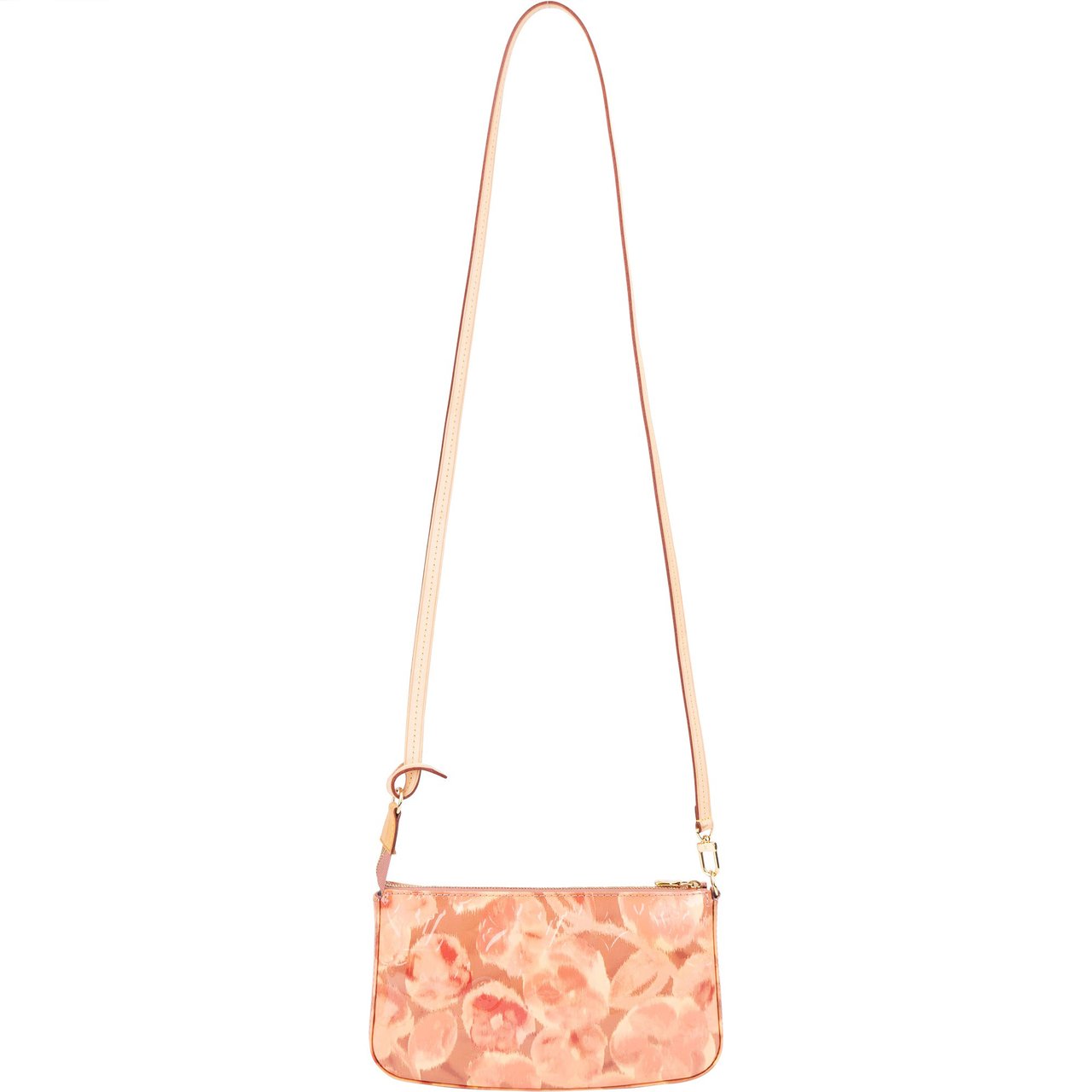 Louis Vuitton Louis Vuitton Limited Ikat Roses NM Pochette Accessoire Crossbody Bag Roze