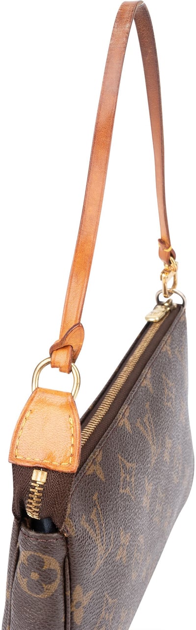 Louis Vuitton Louis Vuitton Canvas Monogram Pochette Accessoire Handbag Bruin
