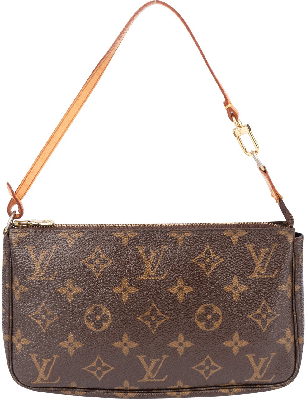 Louis Vuitton Louis Vuitton Canvas Monogram Pochette Accessoire Handbag Bruin