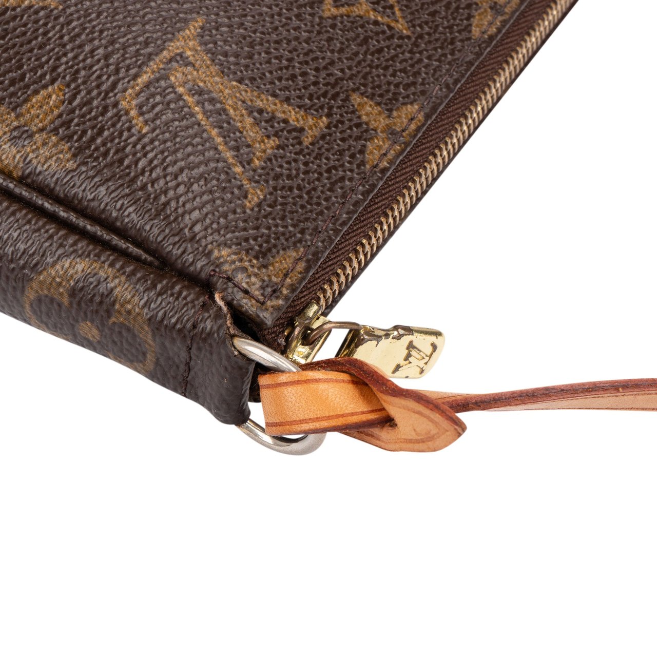 Louis Vuitton Louis Vuitton Canvas Monogram Pochette Accessoire Handbag Bruin