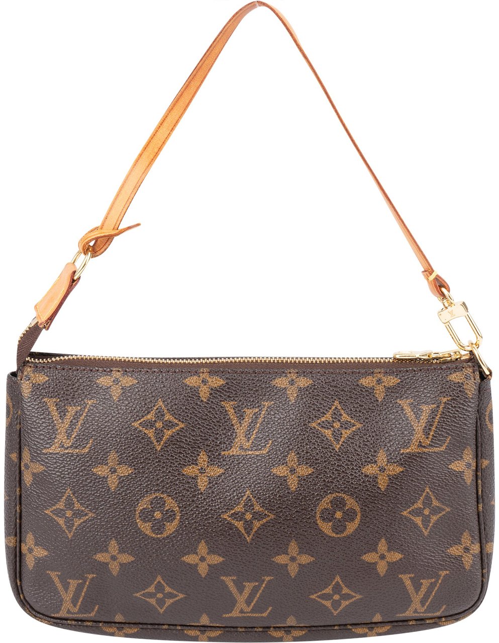 Louis Vuitton Louis Vuitton Canvas Monogram Pochette Accessoire Handbag Bruin