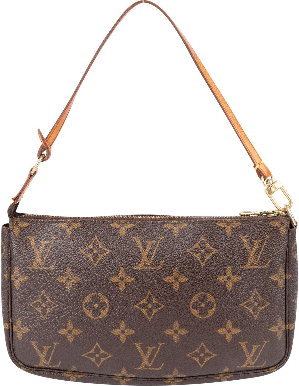 Louis Vuitton Louis Vuitton Canvas Monogram Pochette Accessoire Handbag Bruin