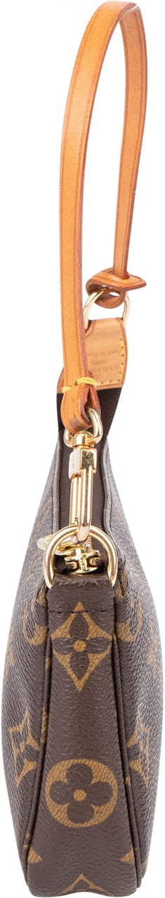 Louis Vuitton Louis Vuitton Canvas Monogram Pochette Mini Handbag Bruin