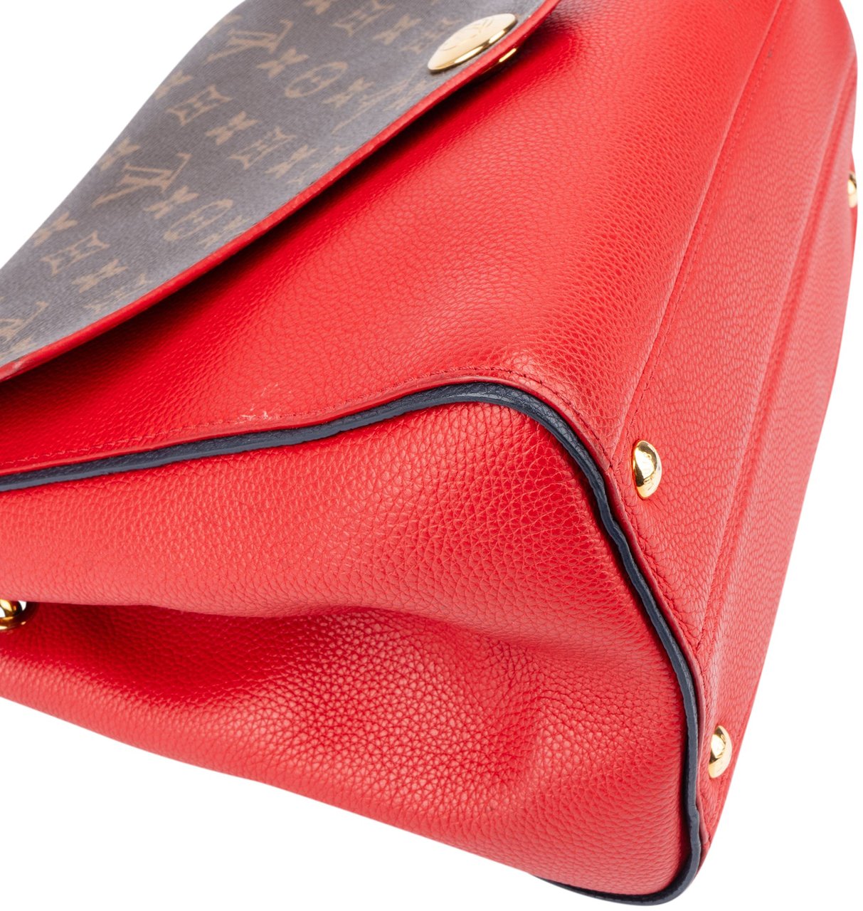 Louis Vuitton Canvas Monogram Double V Rubis Handbag Bruin