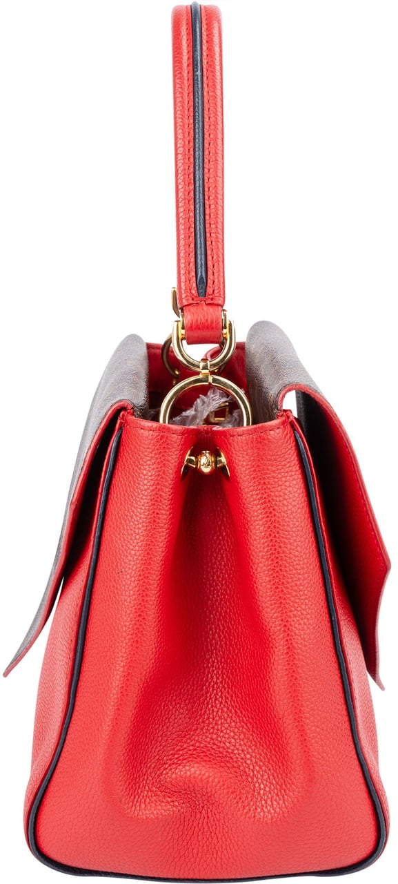 Louis Vuitton Canvas Monogram Double V Rubis Handbag Bruin