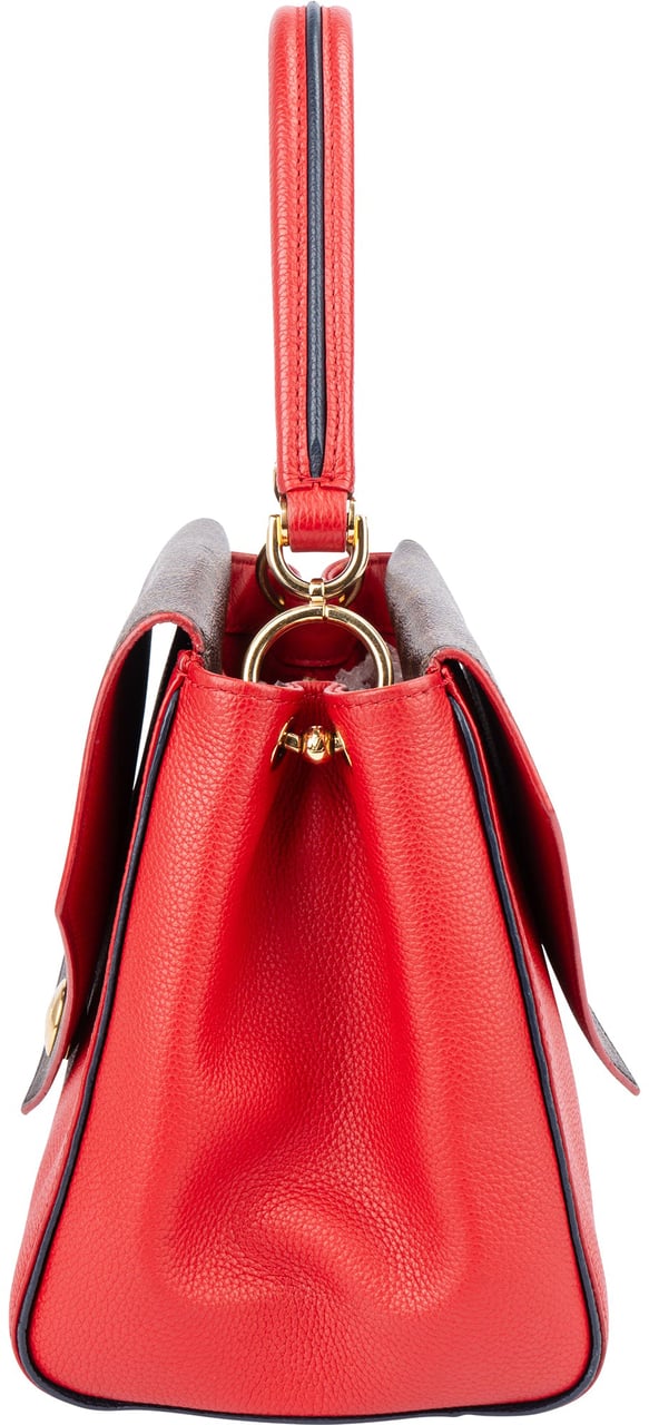 Louis Vuitton Canvas Monogram Double V Rubis Handbag Bruin