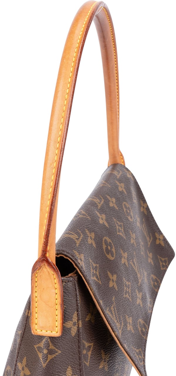 Louis Vuitton Louis Vuitton Canvas Monogram Looping PM Handbag Bruin