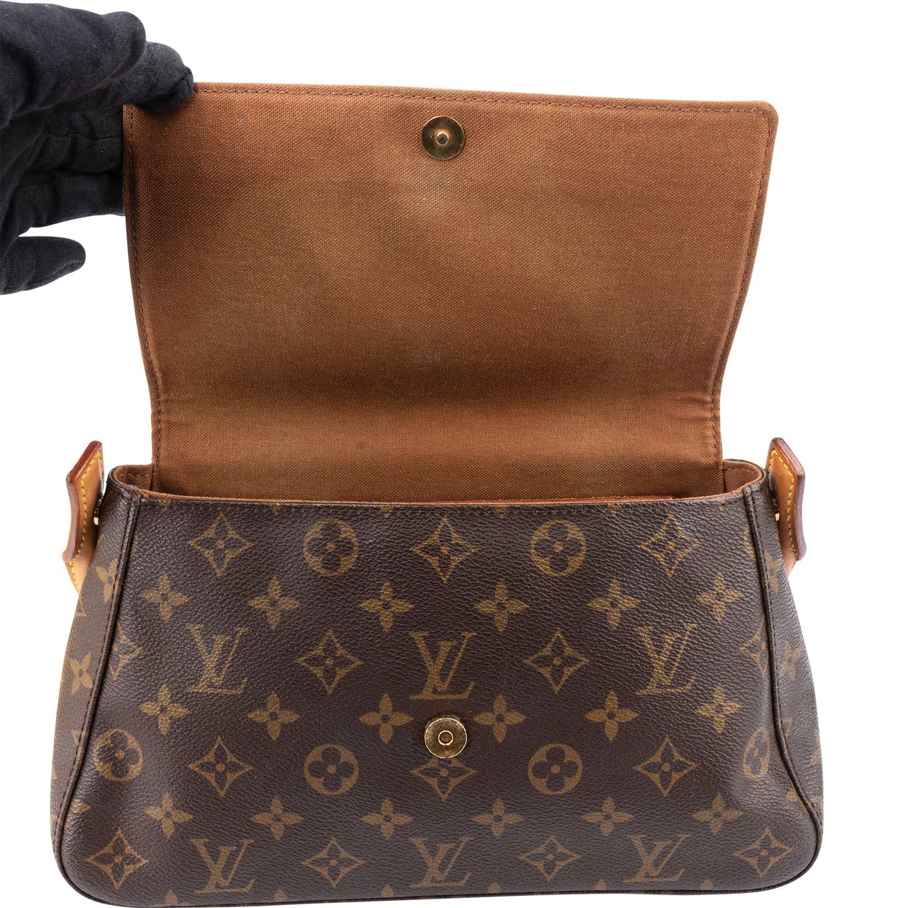 Louis Vuitton Louis Vuitton Canvas Monogram Looping PM Handbag Bruin