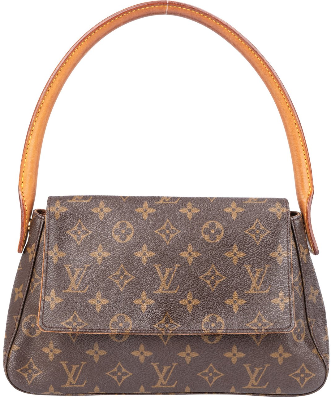 Louis Vuitton Louis Vuitton Canvas Monogram Looping PM Handbag Bruin