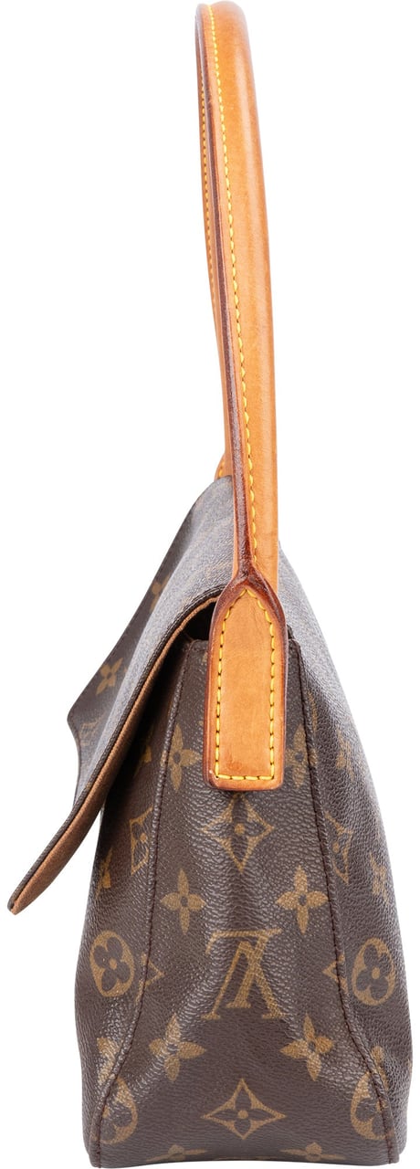 Louis Vuitton Louis Vuitton Canvas Monogram Looping PM Handbag Bruin
