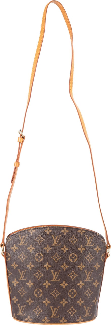Louis Vuitton Louis Vuitton Canvas Monogram Drouot Crossbody Bag Bruin
