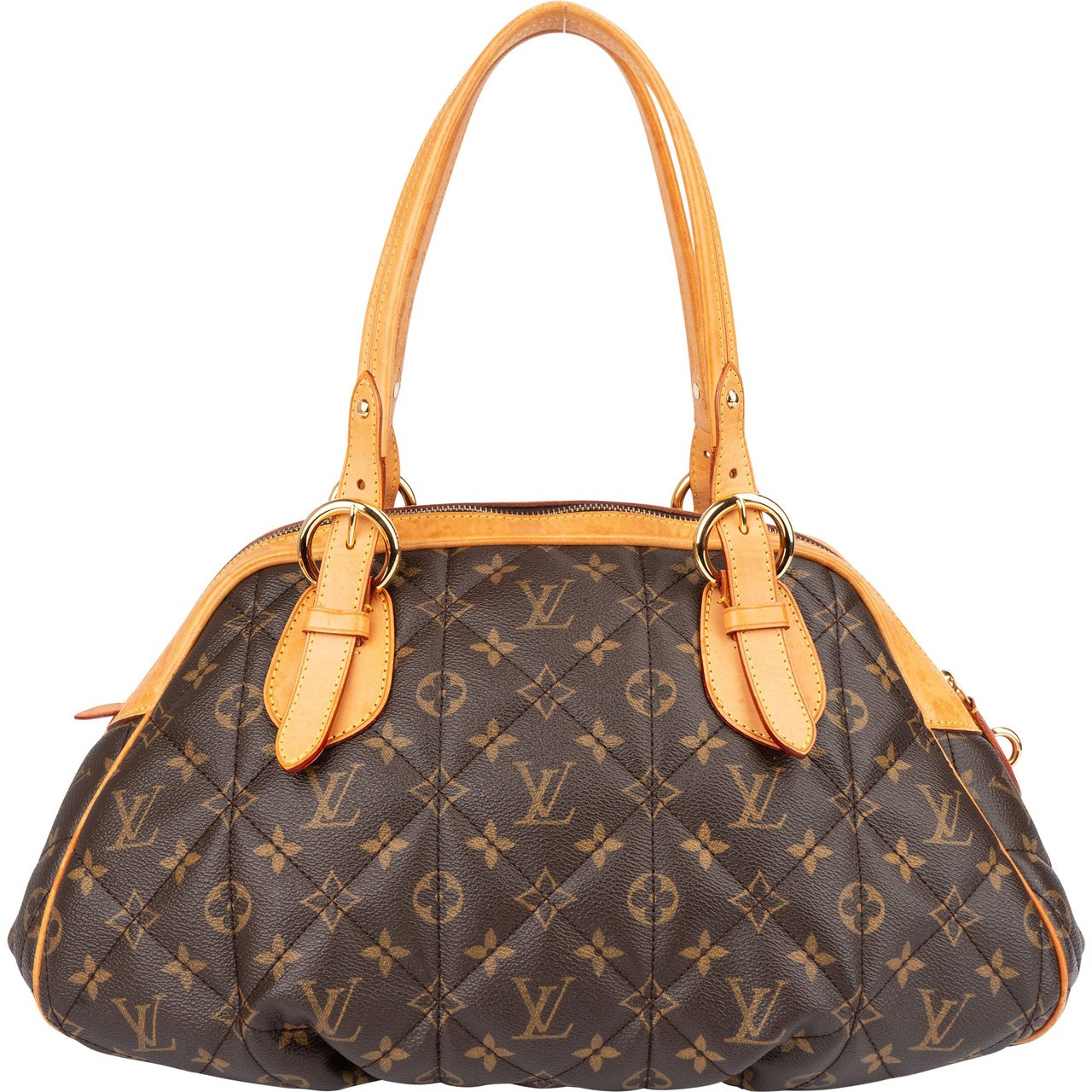 Louis Vuitton Louis Vuitton Canvas Monogram Bowling Etoile Handbag Bruin