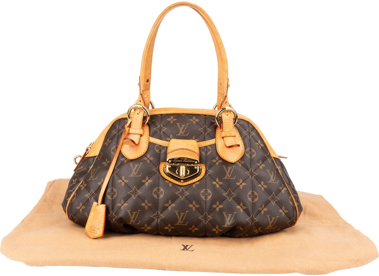 Louis Vuitton Louis Vuitton Canvas Monogram Bowling Etoile Handbag Bruin