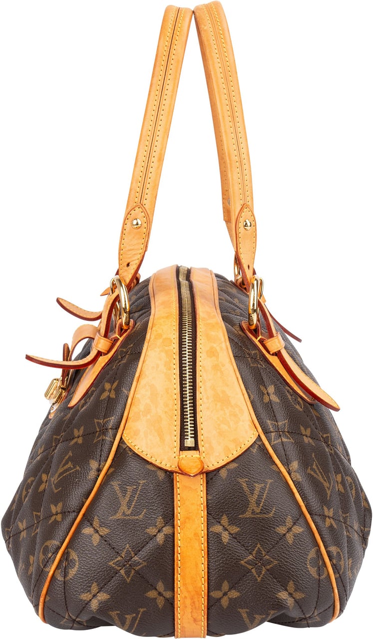 Louis Vuitton Louis Vuitton Canvas Monogram Bowling Etoile Handbag Bruin