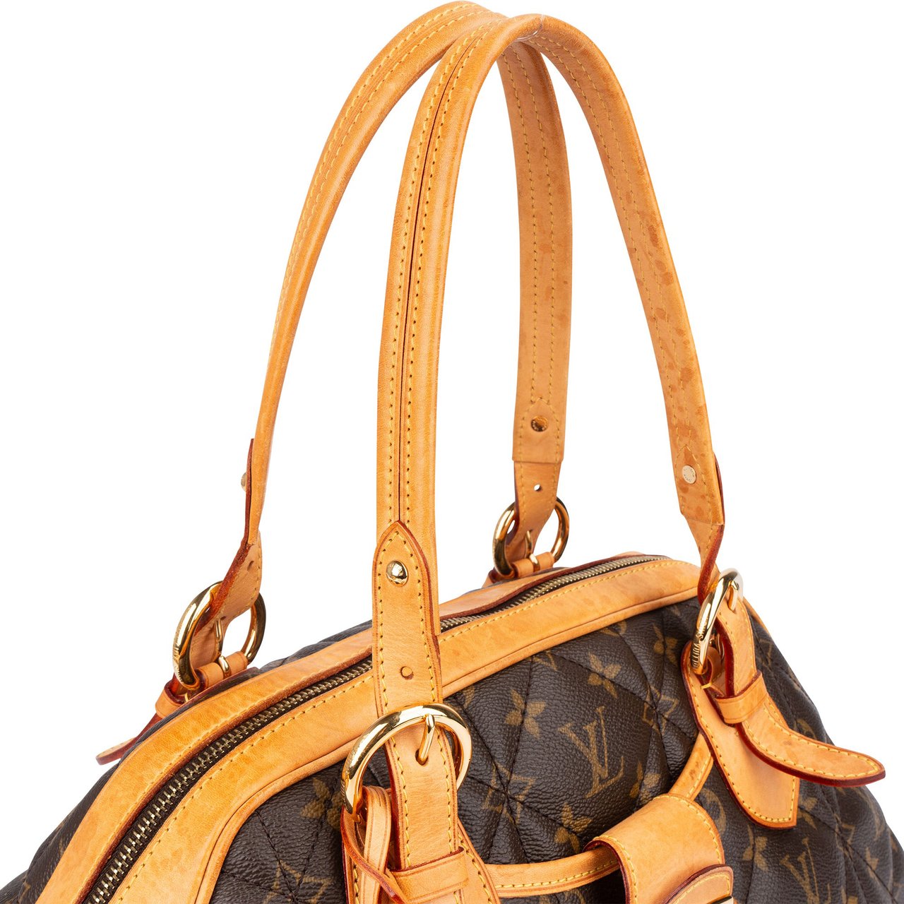 Louis Vuitton Louis Vuitton Canvas Monogram Bowling Etoile Handbag Bruin