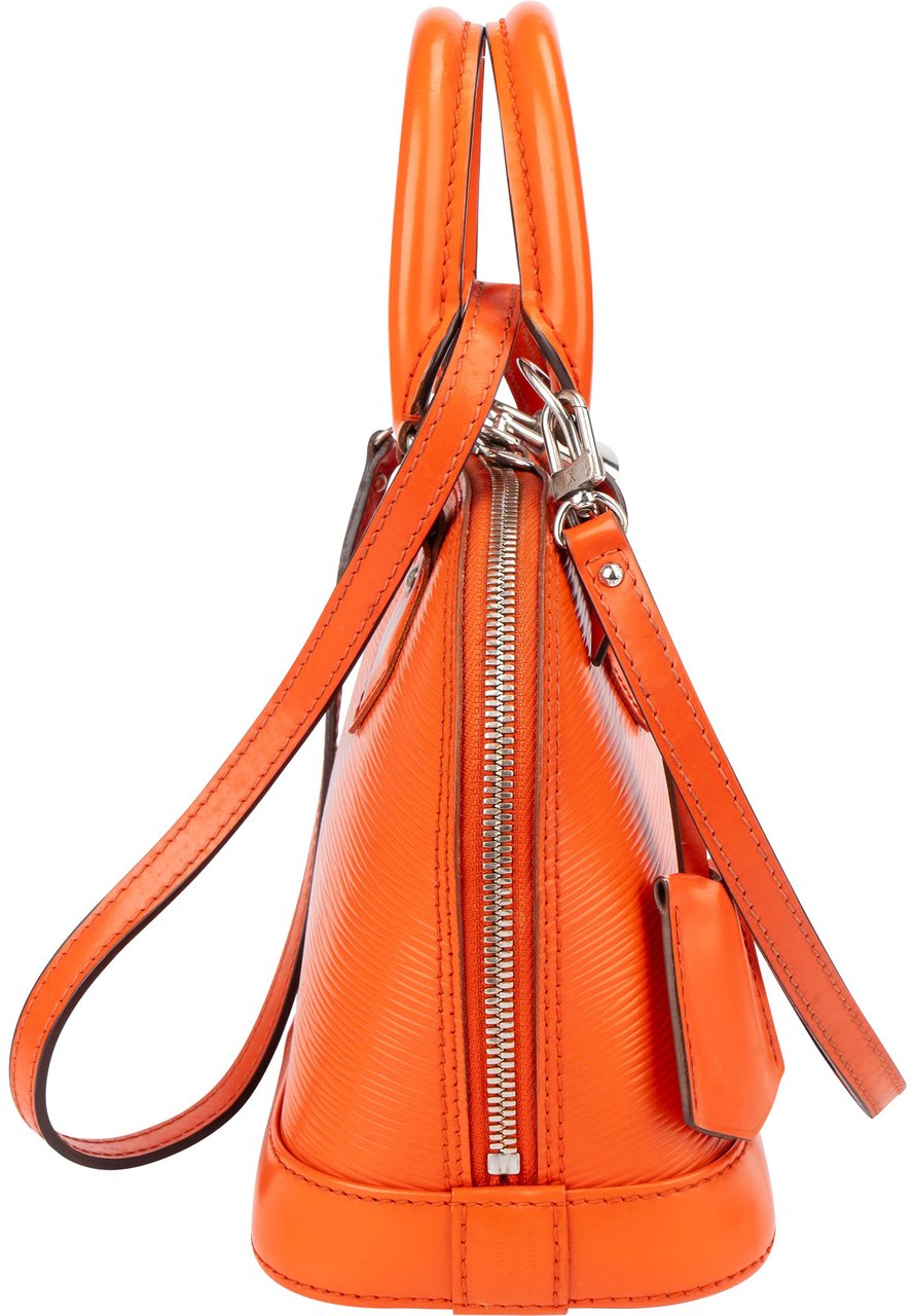 Louis Vuitton Orange Epi Leather Alma BB Handbag Oranje