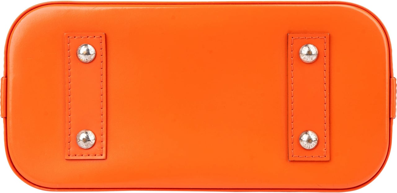 Louis Vuitton Orange Epi Leather Alma BB Handbag Oranje