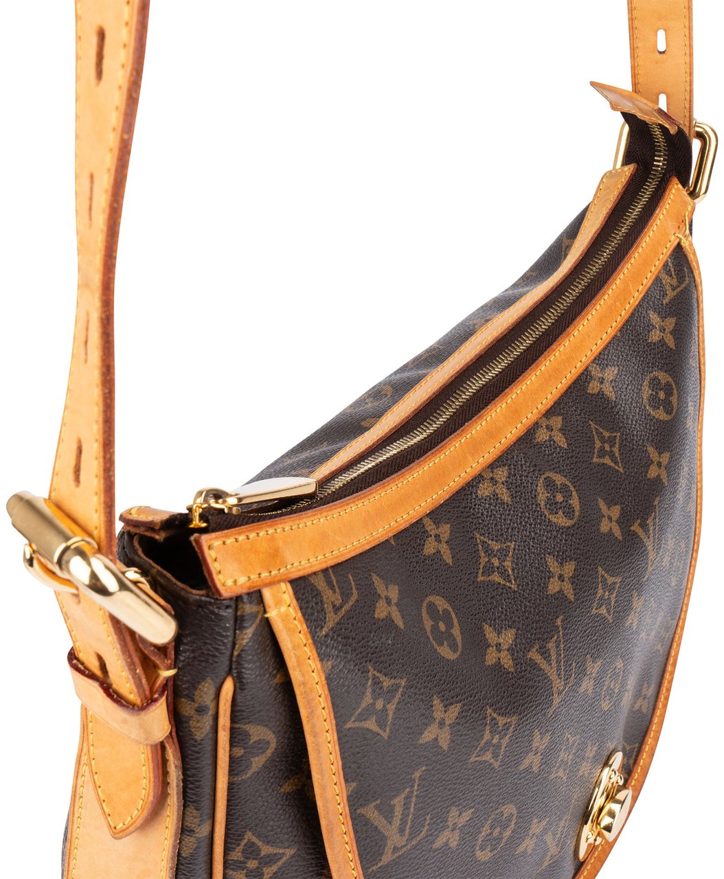 Louis Vuitton Louis Vuitton Canvas Monogram Tulum GM Crossbody Bag Bruin