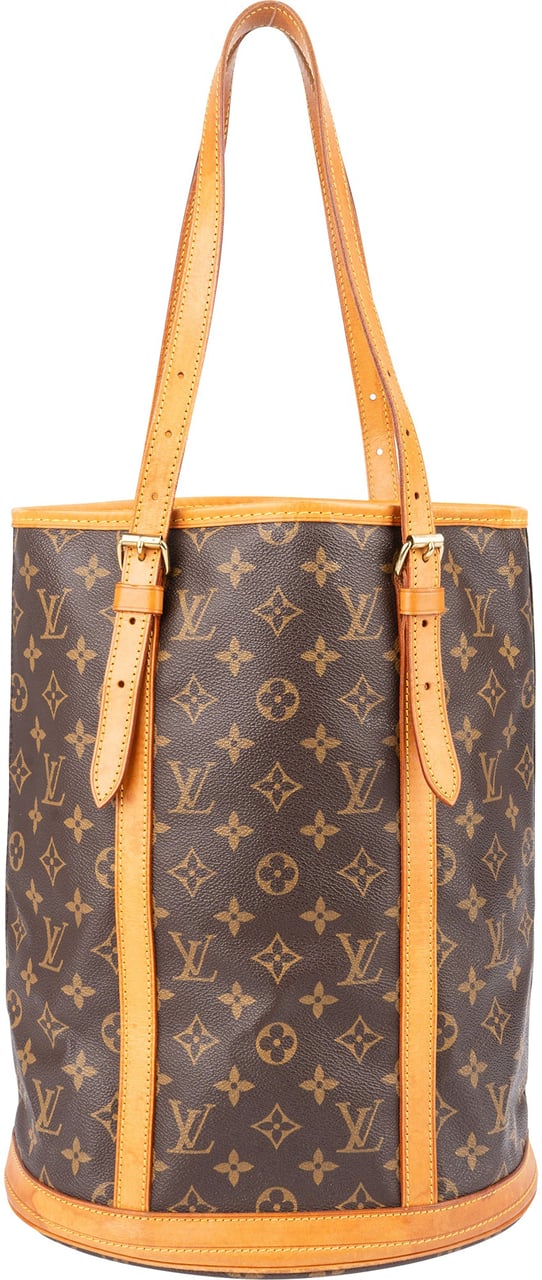 Louis Vuitton Louis Vuitton Canvas Monogram Bucket PM Shoulder Bag Bruin