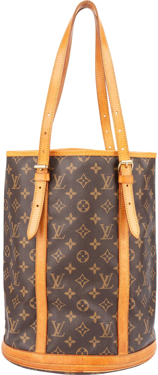 Louis Vuitton Louis Vuitton Canvas Monogram Bucket PM Shoulder Bag Bruin