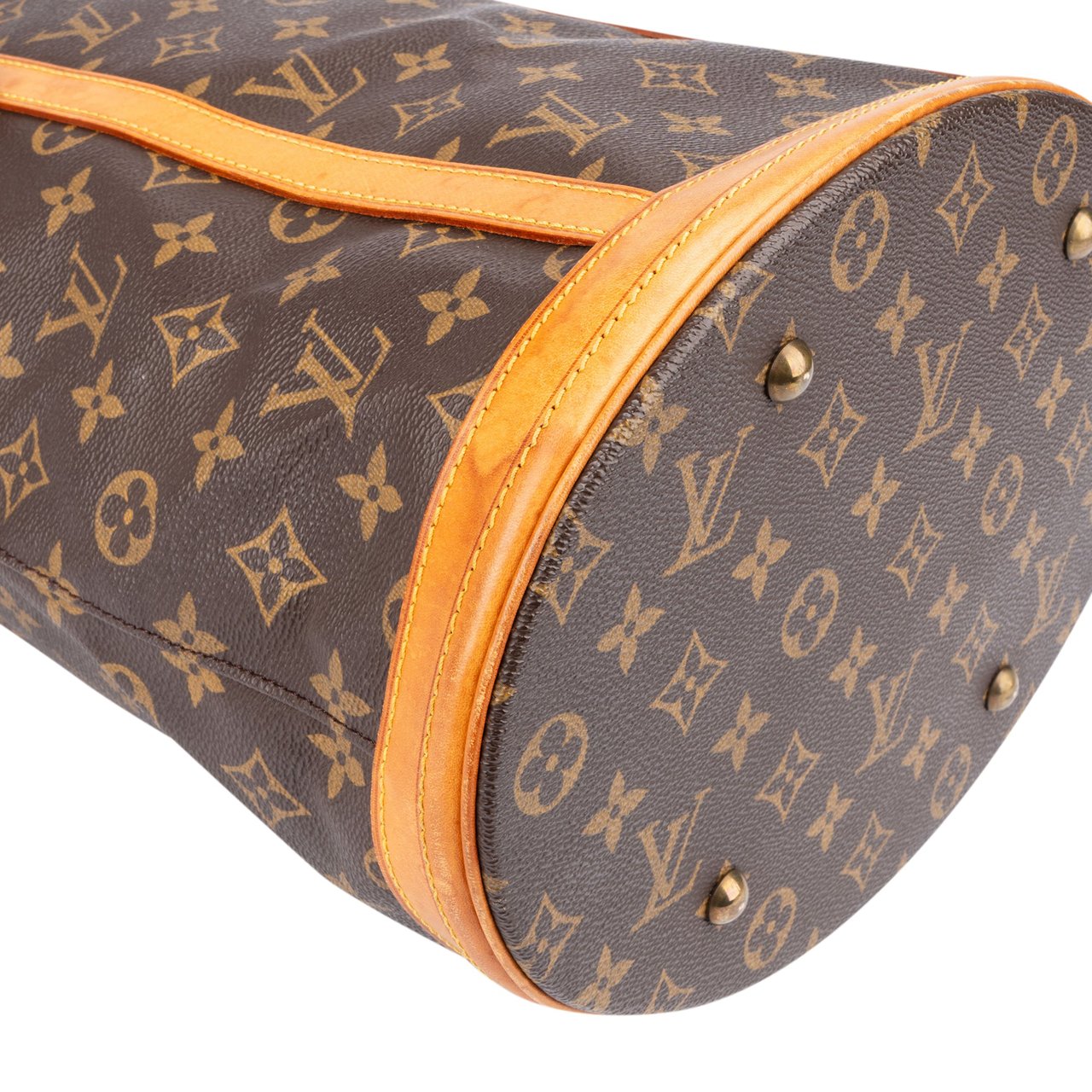 Louis Vuitton Louis Vuitton Canvas Monogram Bucket PM Shoulder Bag Bruin