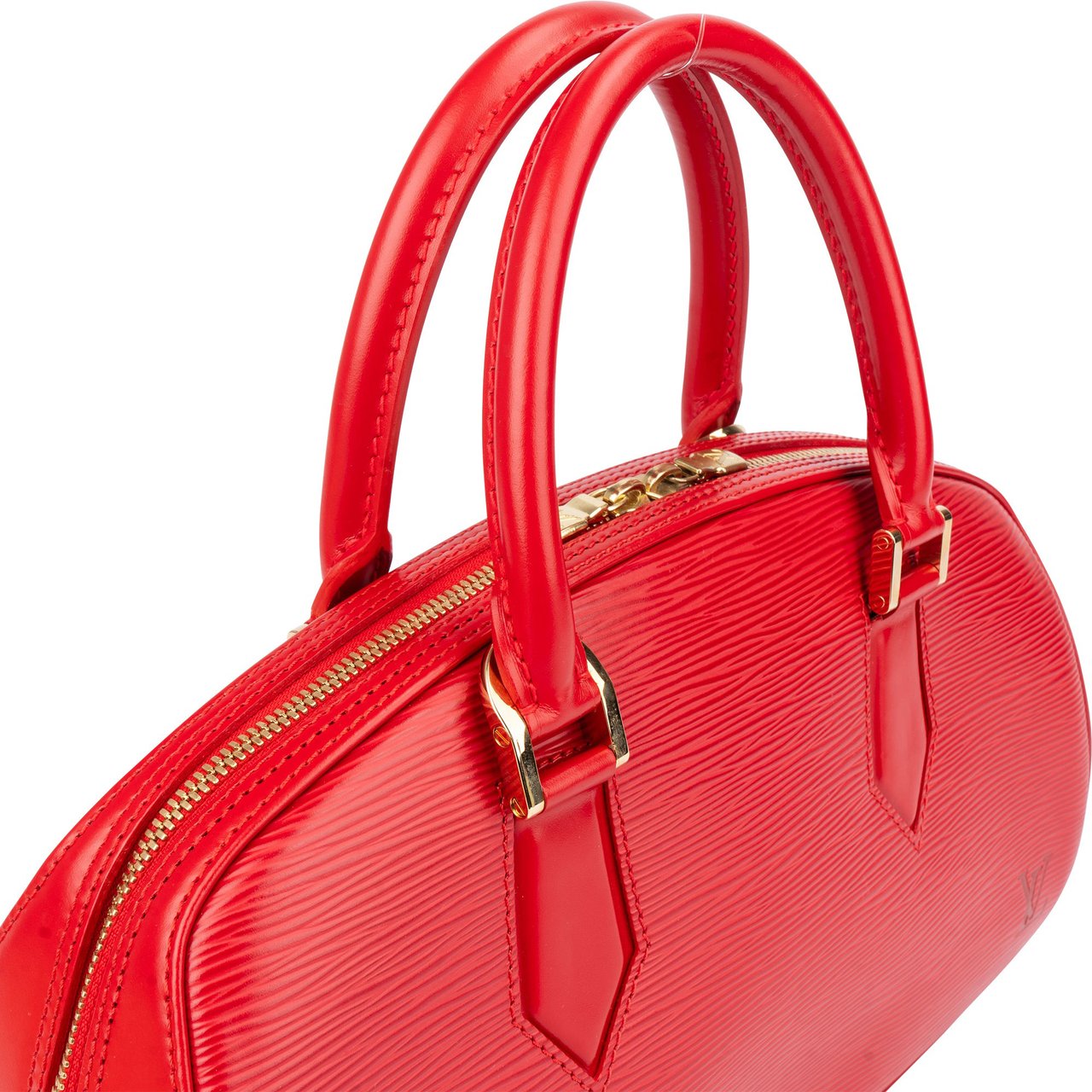 Louis Vuitton Louis Vuitton Rouge Epi Leather Jasmin Handbag Rood