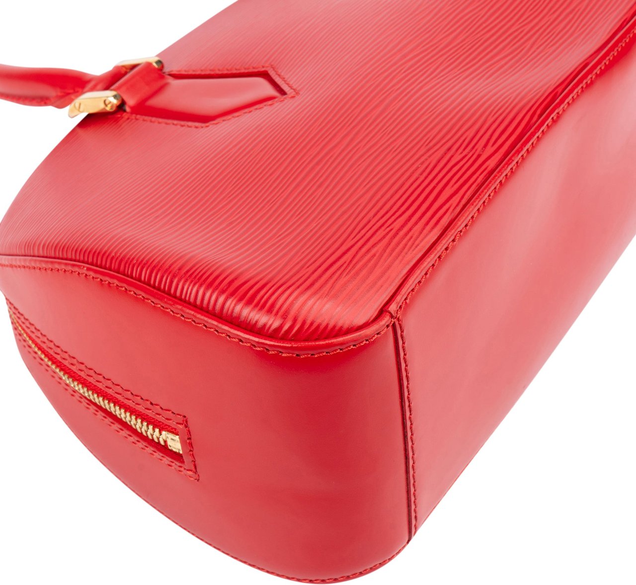 Louis Vuitton Louis Vuitton Rouge Epi Leather Jasmin Handbag Rood