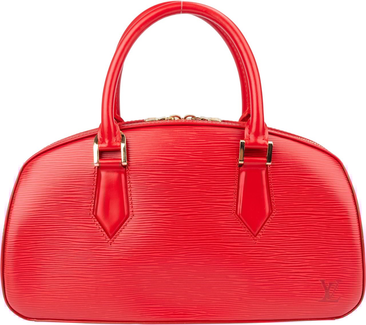 Louis Vuitton Louis Vuitton Rouge Epi Leather Jasmin Handbag Rood