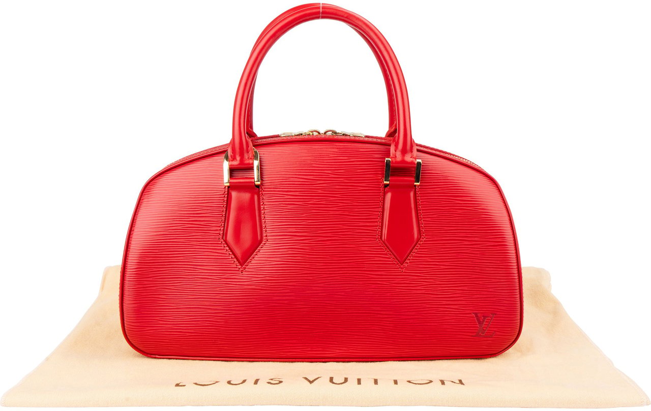 Louis Vuitton Rouge Epi Leather Jasmin Handbag Rood