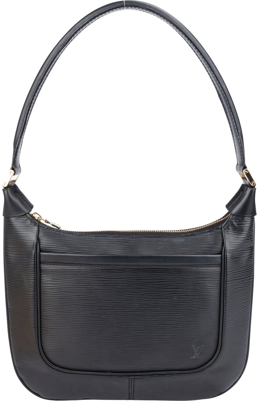 Louis Vuitton Noir Epi Leather Matsy Shoulder Bag Zwart