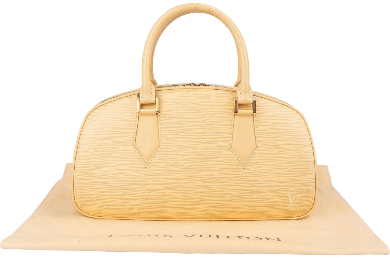 Louis Vuitton Louis Vuitton Vanille Epi Leather Jasmin Handbag Beige