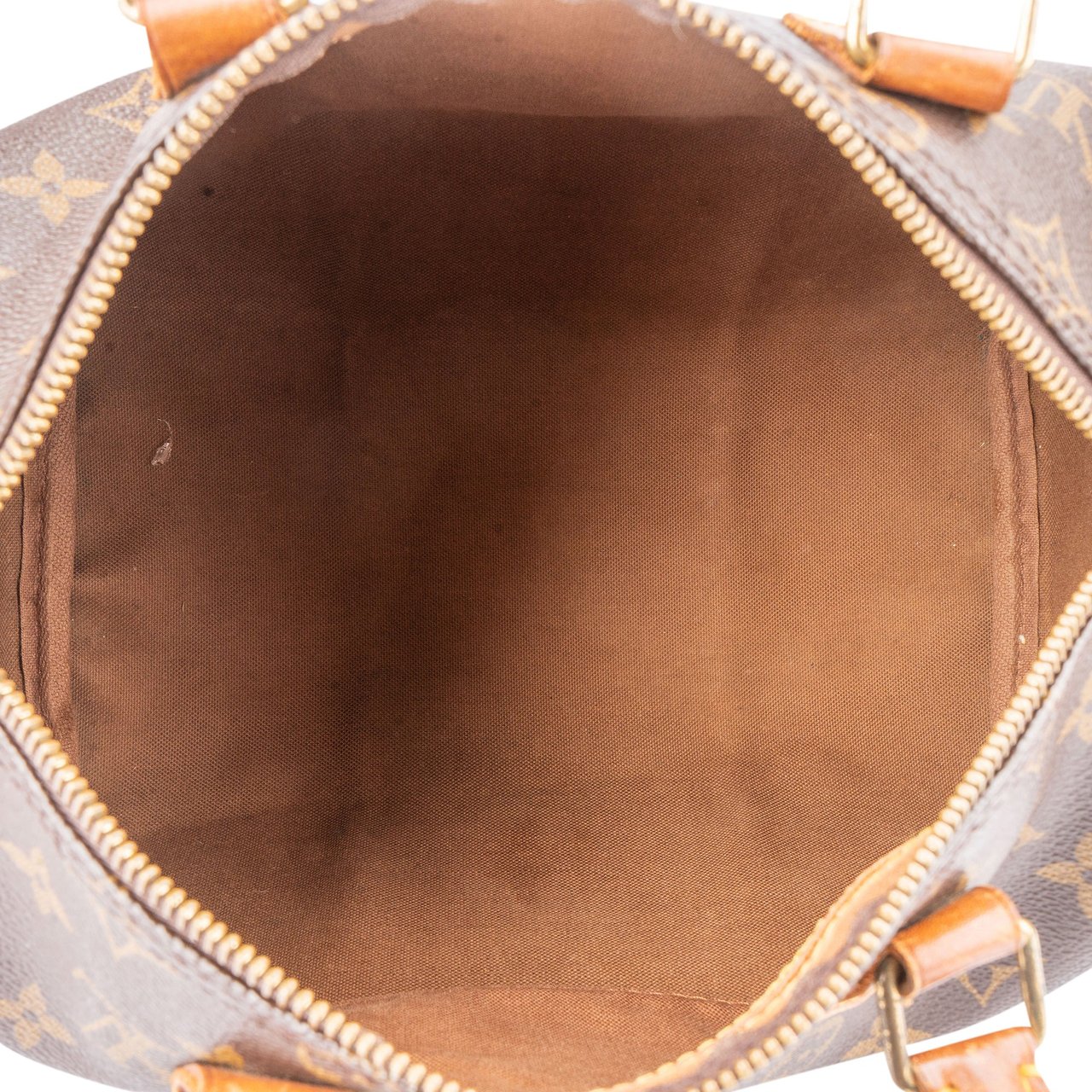 Louis Vuitton Louis Vuitton Canvas Monogram Speedy 25 Handbag Bruin