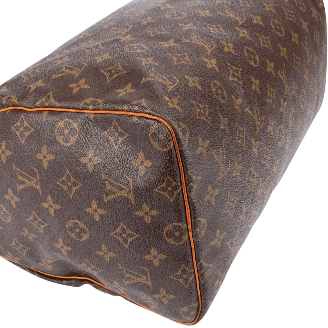Louis Vuitton Louis Vuitton Canvas Monogram Speedy 40 Handbag Bruin