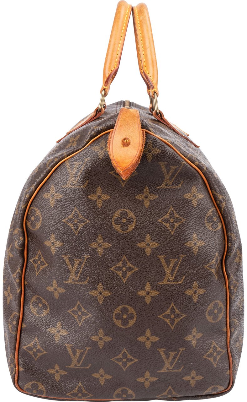Louis Vuitton Louis Vuitton Canvas Monogram Speedy 40 Handbag Bruin