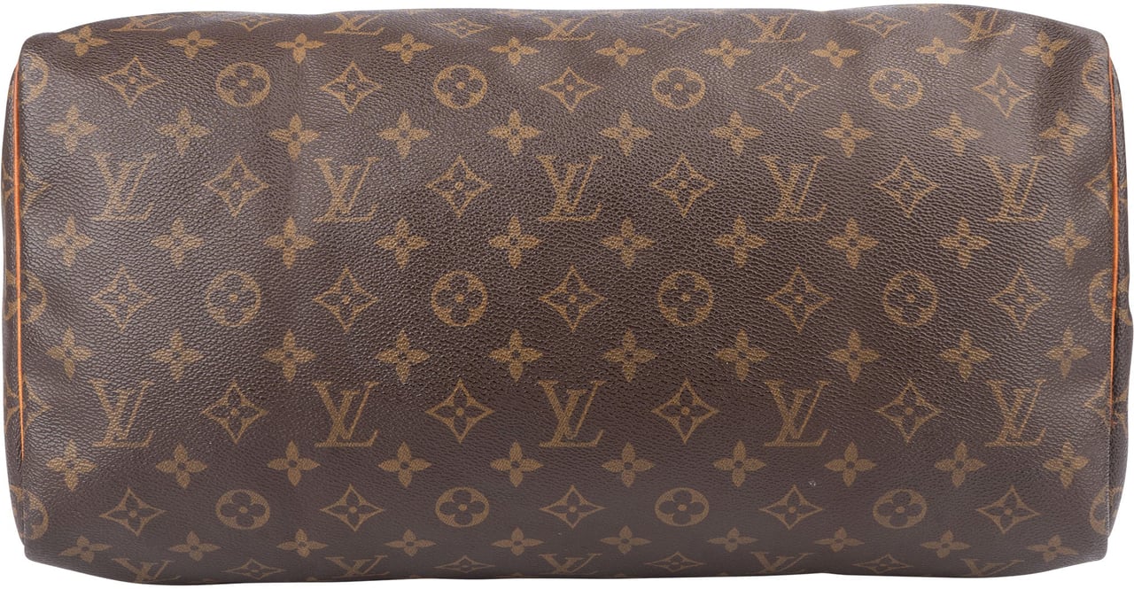 Louis Vuitton Louis Vuitton Canvas Monogram Speedy 40 Handbag Bruin
