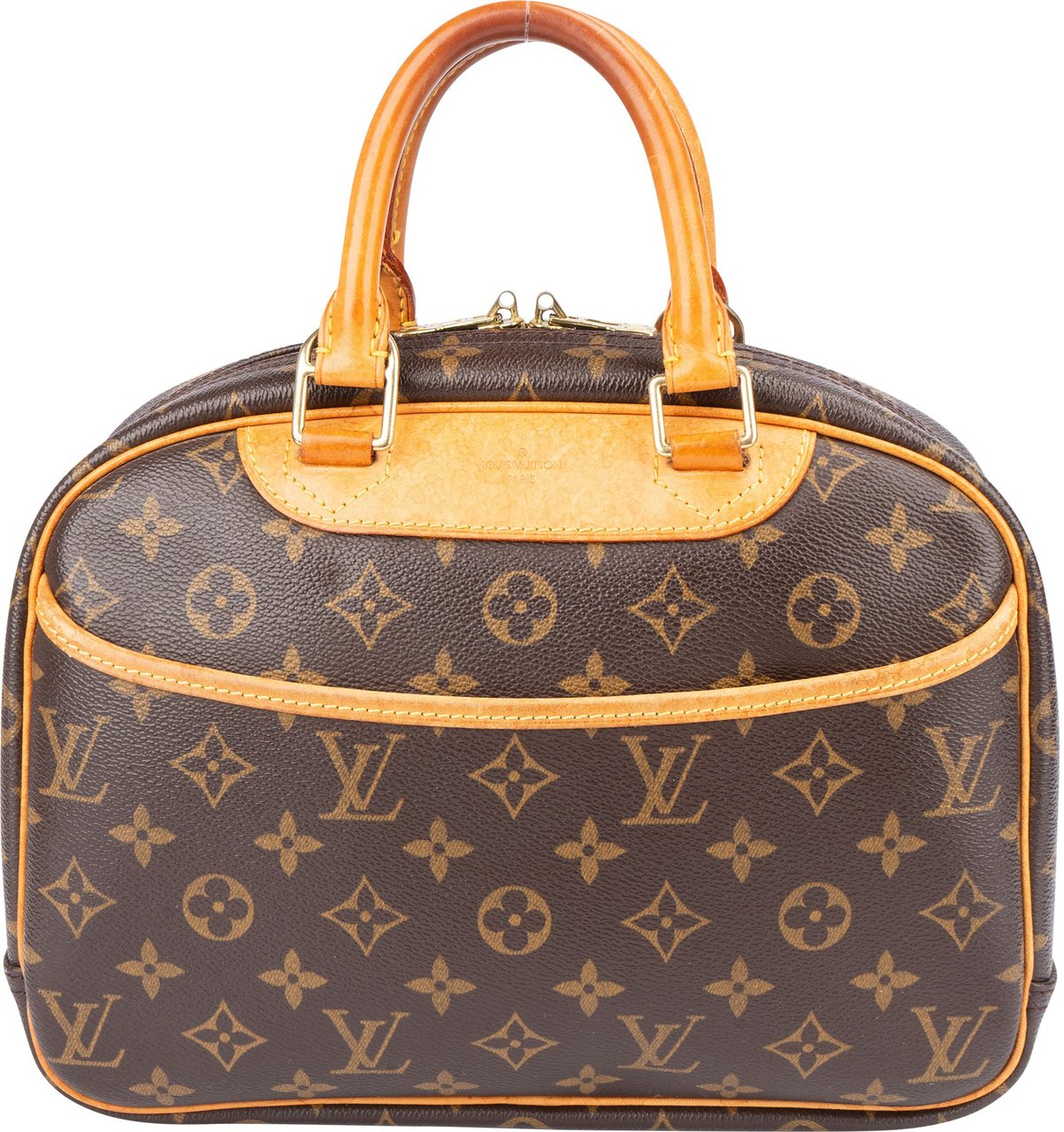 Louis Vuitton Louis Vuitton Canvas Monogram Trouville Handbag Bruin