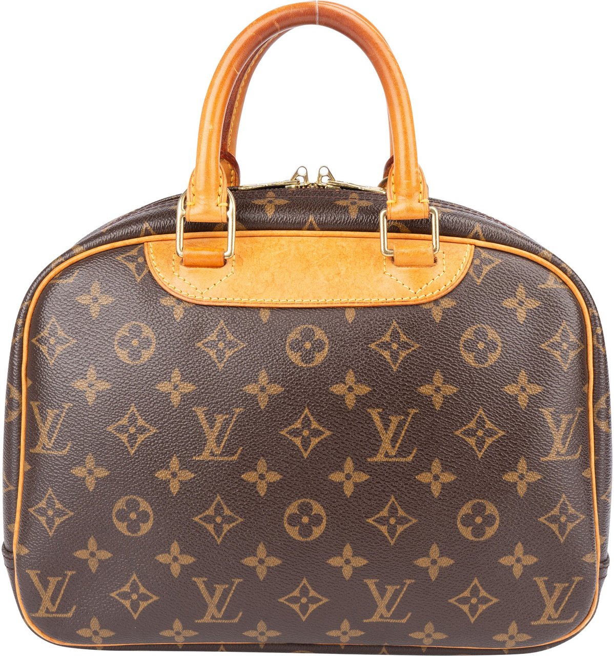 Louis Vuitton Louis Vuitton Canvas Monogram Trouville Handbag Bruin