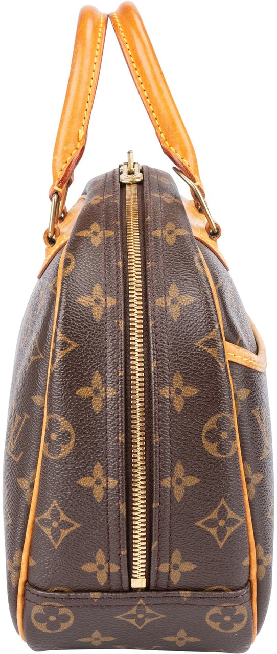 Louis Vuitton Louis Vuitton Canvas Monogram Trouville Handbag Bruin