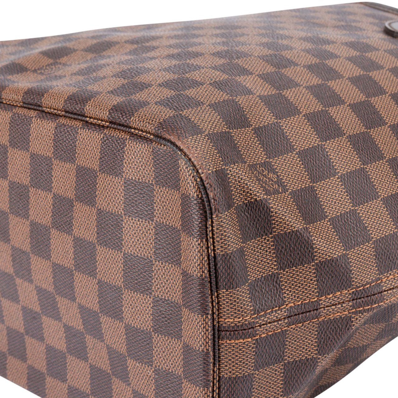 Louis Vuitton Louis Vuitton Damier Ebene Monogram Neverfull MM Shopper Handbag Bruin